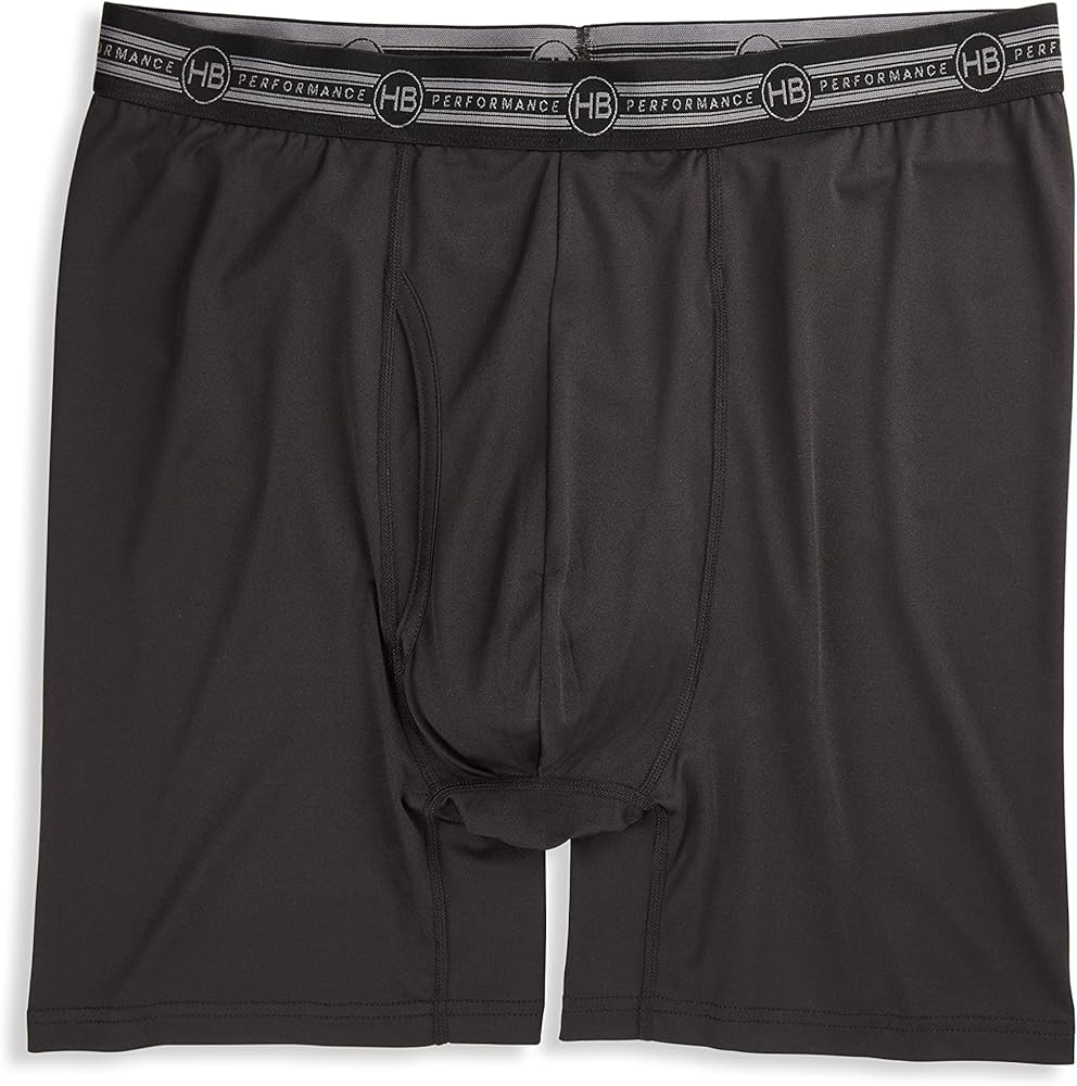 Harbor Bay by DXL Men's Big and Tall Tech Stretch Solid Boxer Briefs