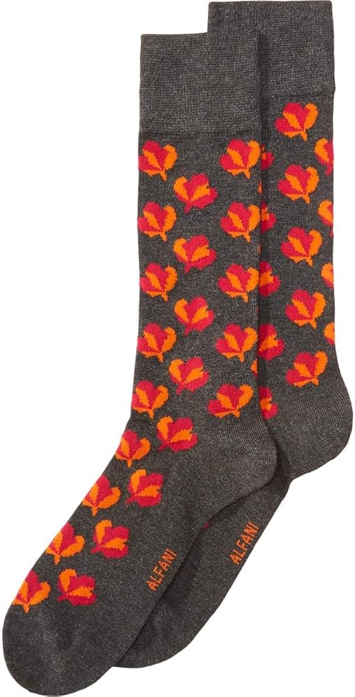 Alfani Mens Maple Leaf Dress Socks