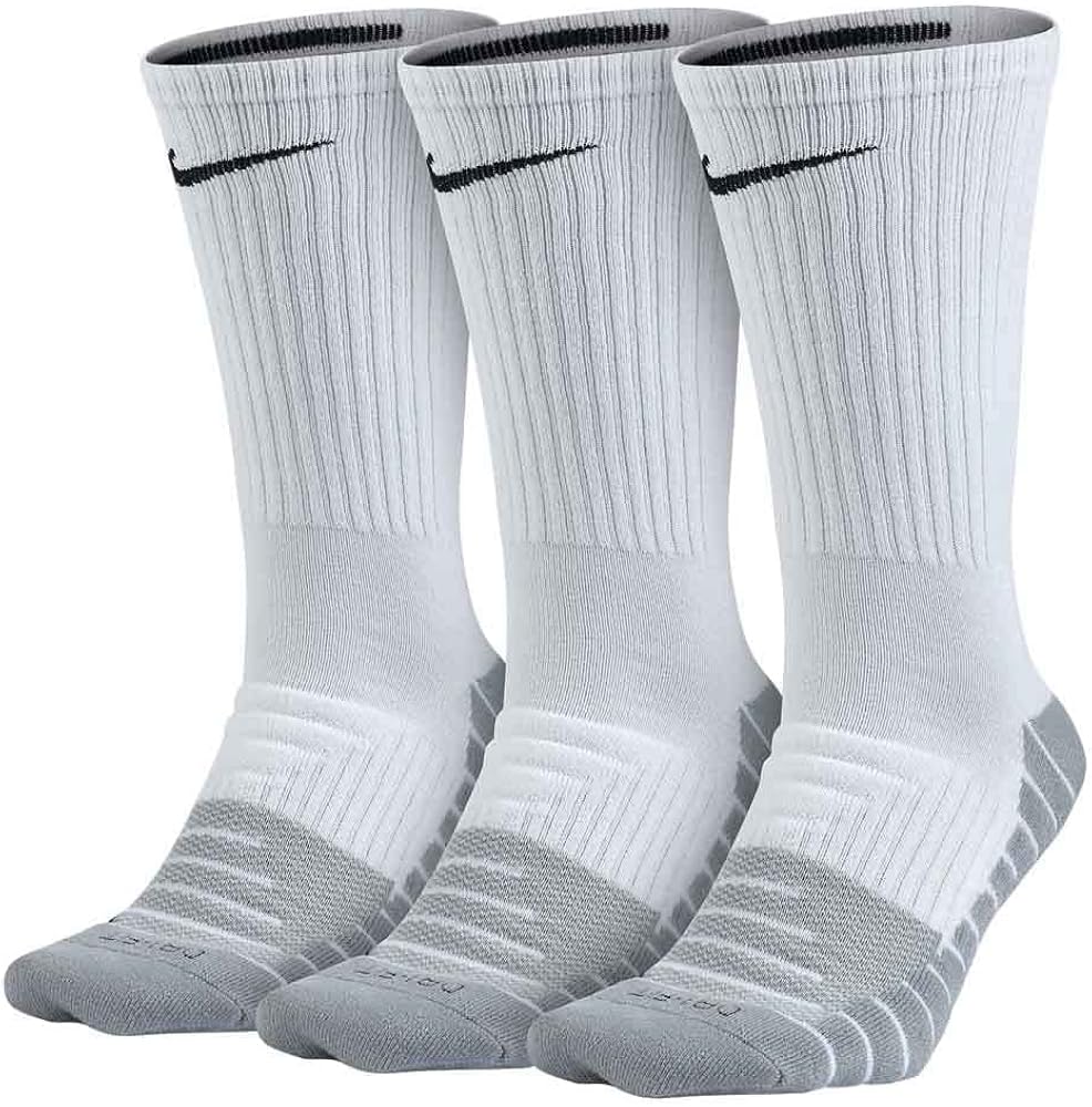 Nike Men's Athletic Performance Lightweight Crew Socks 3-Pack