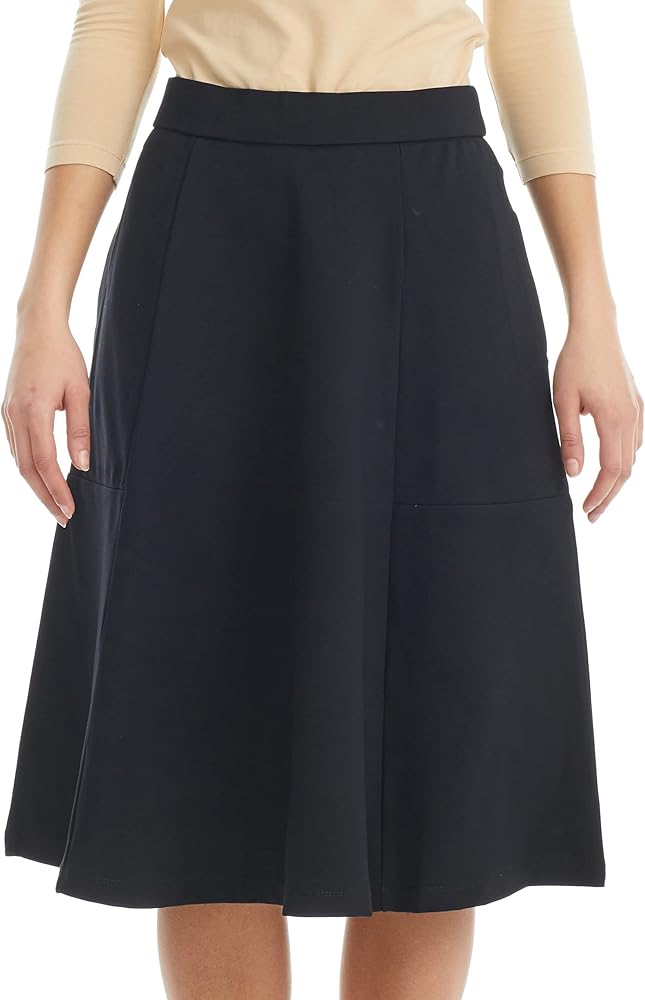 ESTEEZ Stretchy A Line Office Skirt for Women- Austin