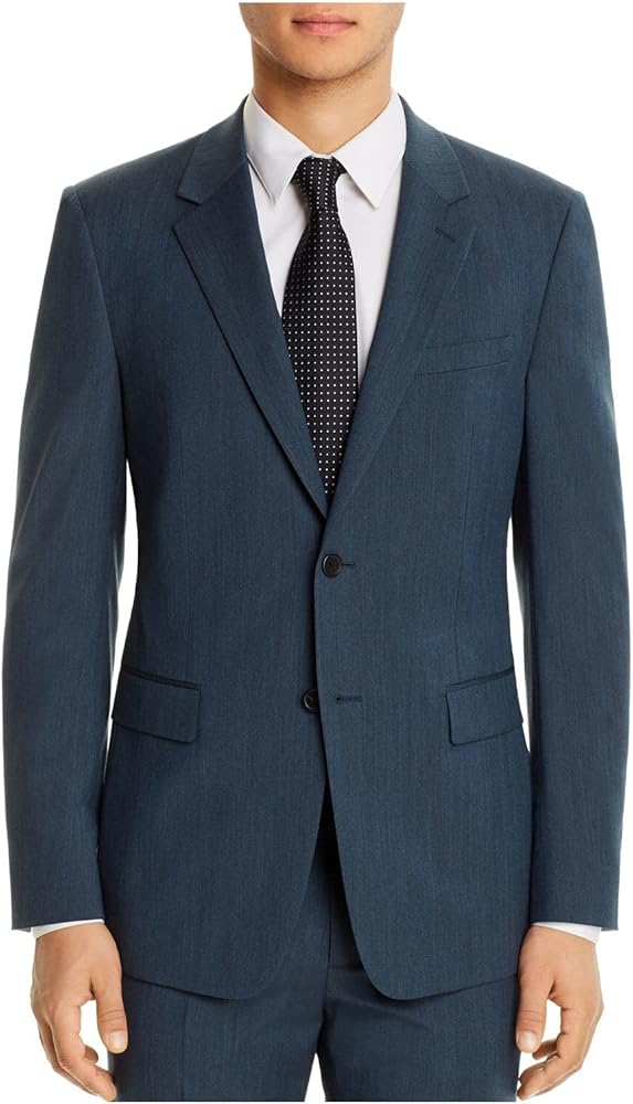 Theory Mens Chambers Navy Single Breasted, Slim Fit Suit Separate Blazer Jacket 38S