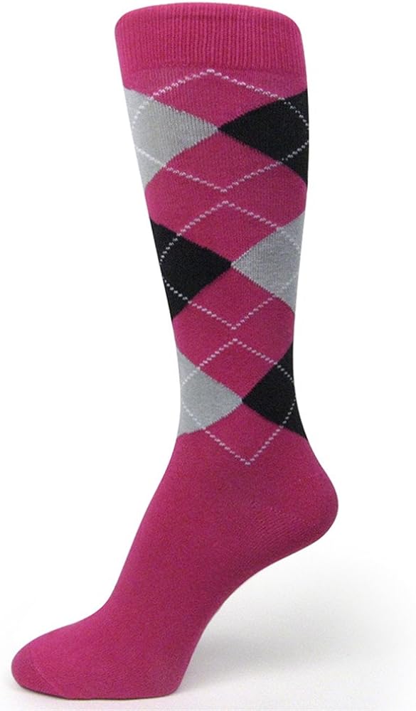 Men's/Groomsmen Gifts Wedding Argyle Dress Socks (One Size 10-13 & XL Extra Large Size 14-16)