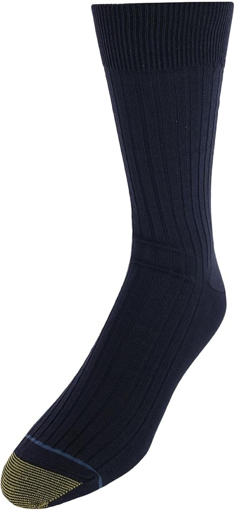 GOLD TOE Men's 3-Pack Canterbury Dress Socks Grey