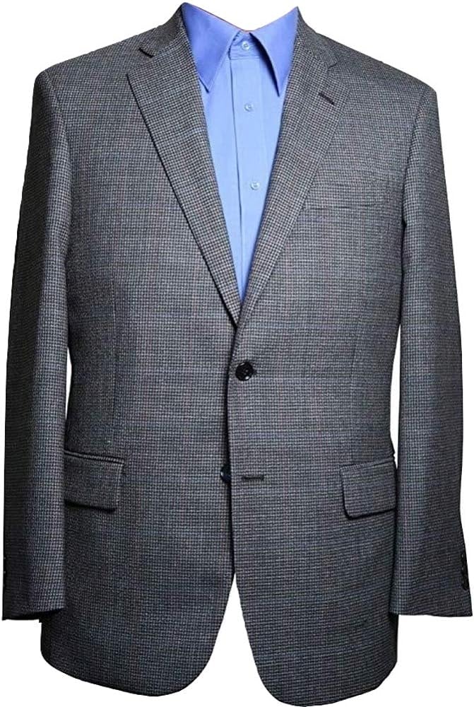 Big and Tall Classic All Wool Sport Coats to Size 72 in Portly, Short, Regular, Long, and Extra Long Sizes