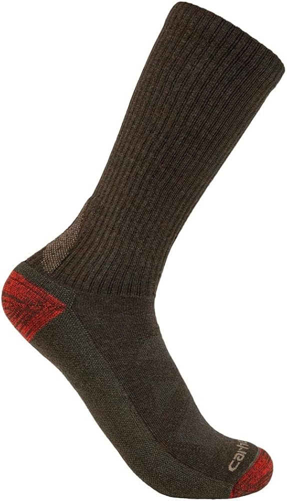 Carhartt Men's Midweight Merino Wool Blend Boot Sock