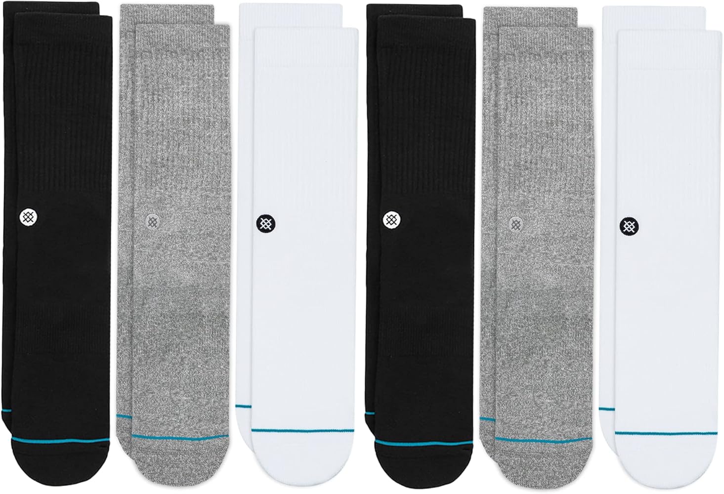 Stance Icon Crew Socks [6 Pack]