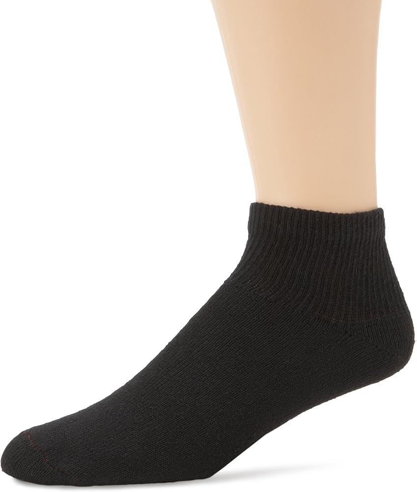 Hanes Men's Classics Cushion Ankle Socks (Pack of 6)