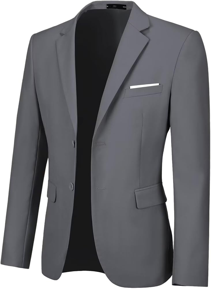 Men's Casual Suit Blazer Suit Separates Jackets Slim Fit 2 Button Lightweight Men Suit Sport Coats for Wedding Prom Party