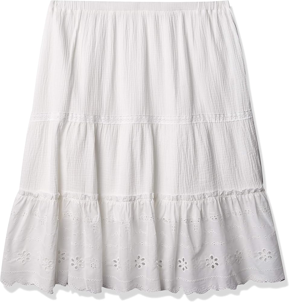 Rafaella Women's Mixed Media Maxi Skirt