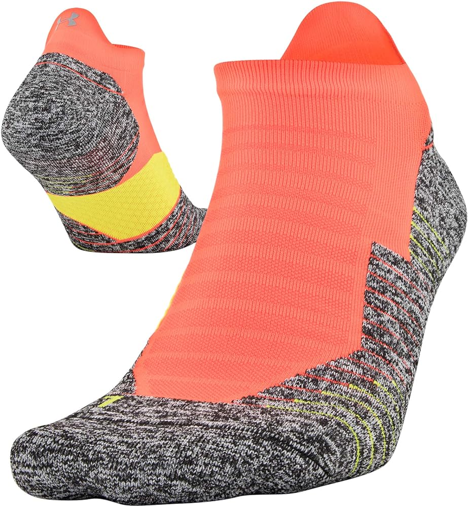 Under Armour Unisex-Adult Run Cushion No Show Tab Socks
