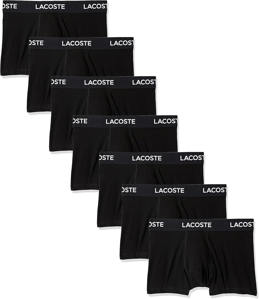Lacoste Men's 7-Pack Cotton Stretch Trunk