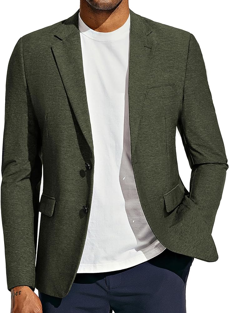 PJ PAUL JONES Men's Casual Blazer Suit Jackets Wrinke Free Lightweight Stretch Sport Coats
