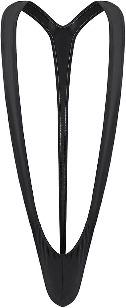 Men's Deep V Bikini Thongs Sexy Mankini G-String Briefs Naughty Slutty Novelty Underwear