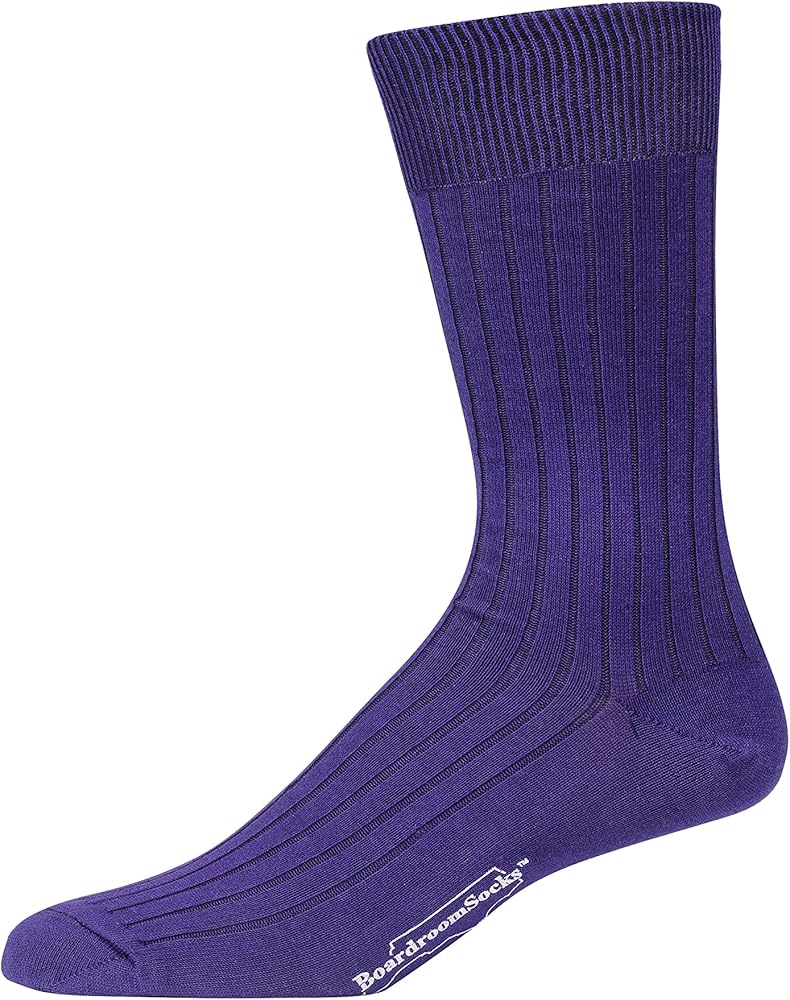Pima Cotton Dress Socks for Men – Comfortable Mens Dress Socks – Classic Mid-Calf Dress Socks by Boardroom Socks