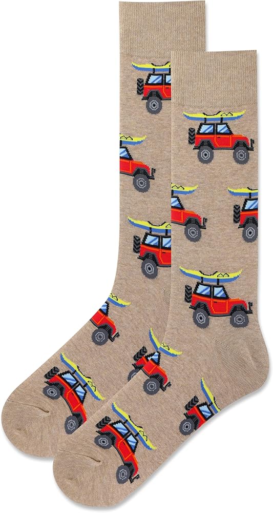Hot Sox Mens Off Road Vehicle Crew Socks