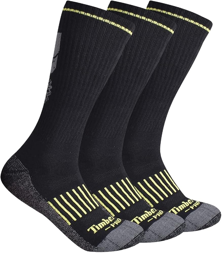Timberland PRO Men's 3-Pack Crew Socks