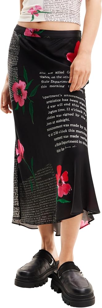 Desigual Women's Woman Woven Skirt Long