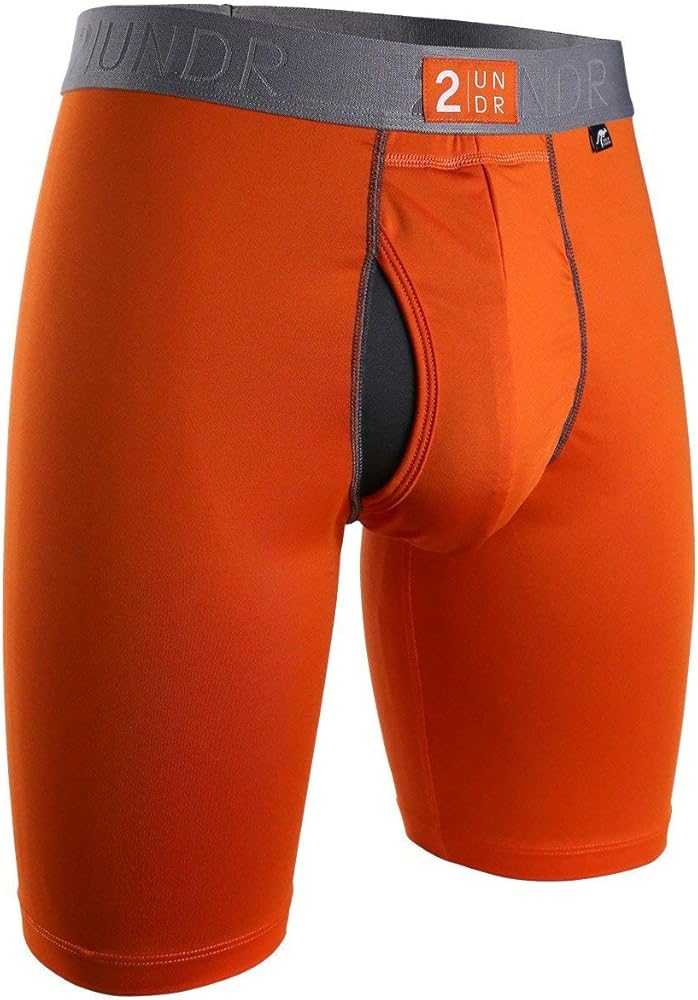 2UNDR Mens Power Shift 9" Boxer Long Leg Underwear