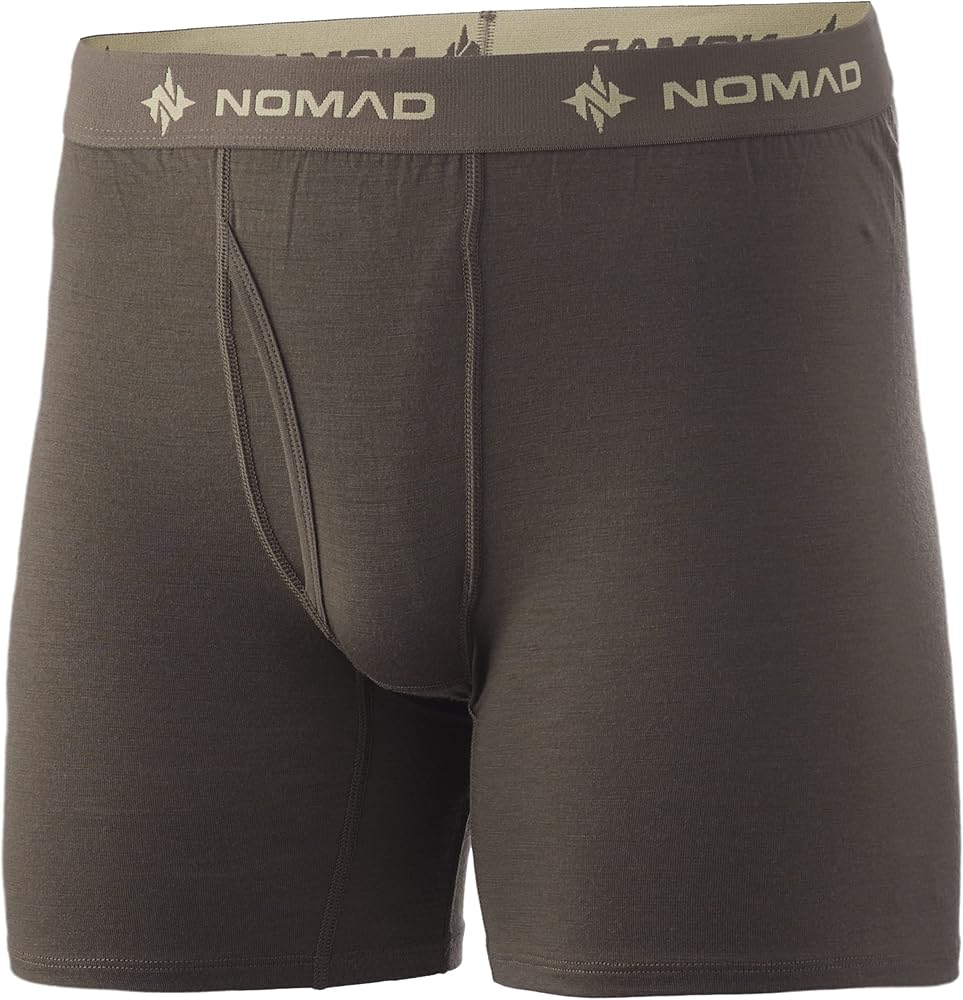 Nomad Men's Durawool Boxer Brief Base Layer Compression Short