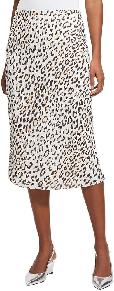 Theory Women's Leopard Slip Skirt