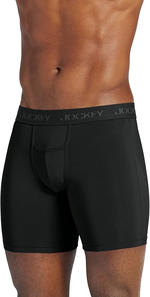Jockey Men's Underwear Sport Microfiber 7" Boxer Brief