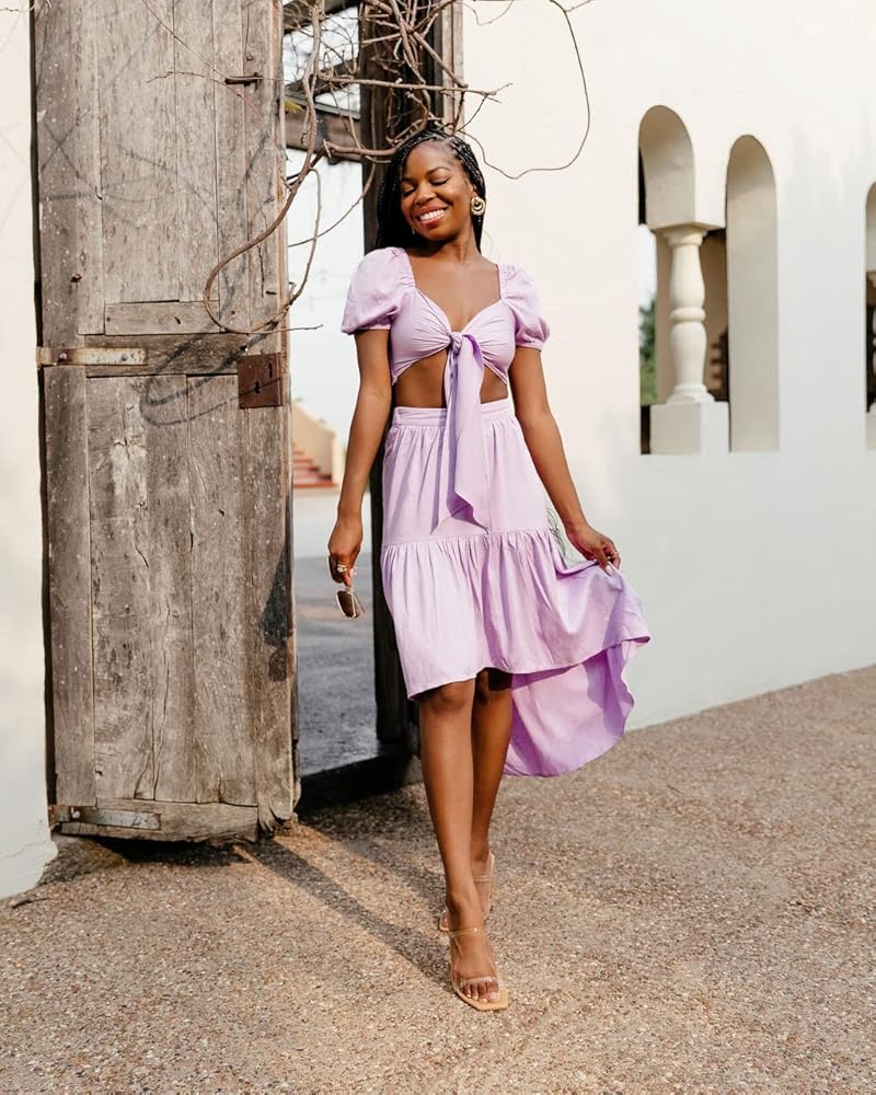The Drop Women's Lavendula High Low Hem Tiered Skirt by @ayeciara