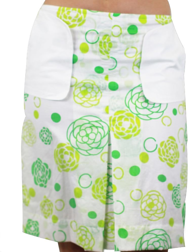 Custo Barcelona Women's Lux ATM Green Floral Print Skirt 293524