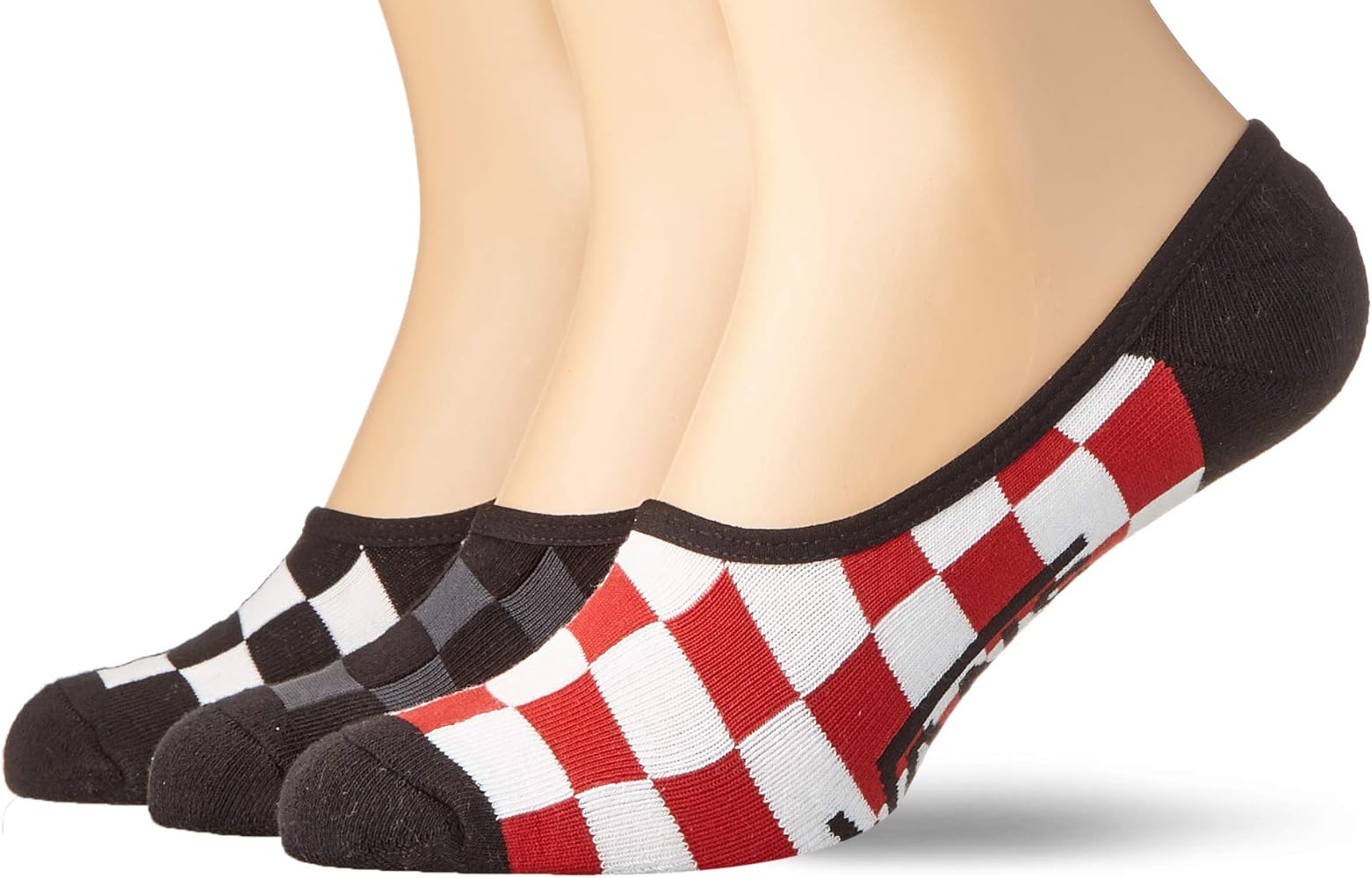 Vans Men's Socks, Red/White Gingham