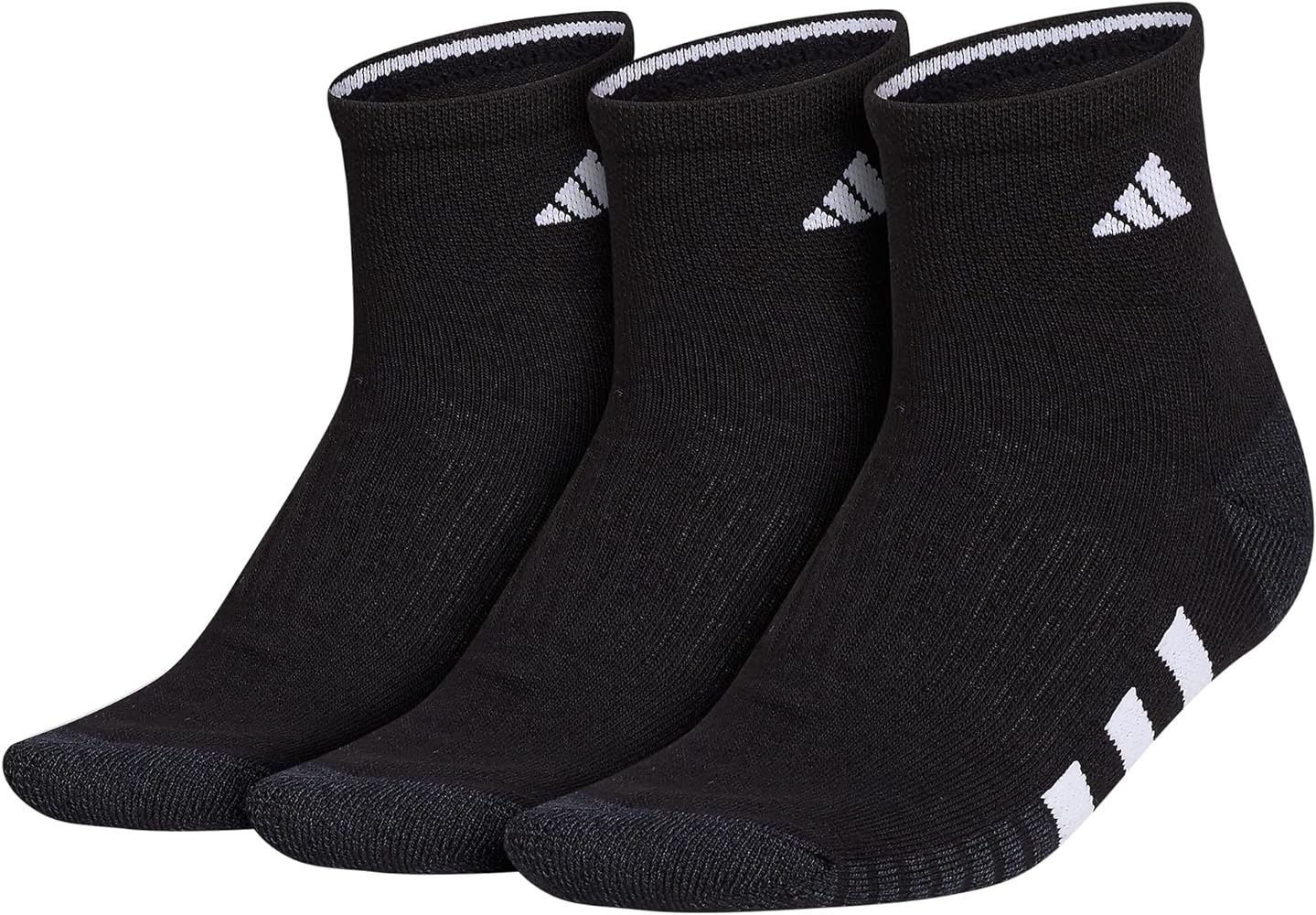 adidas Women's Cushioned Quarter Socks (3-pair) With Arch Compression