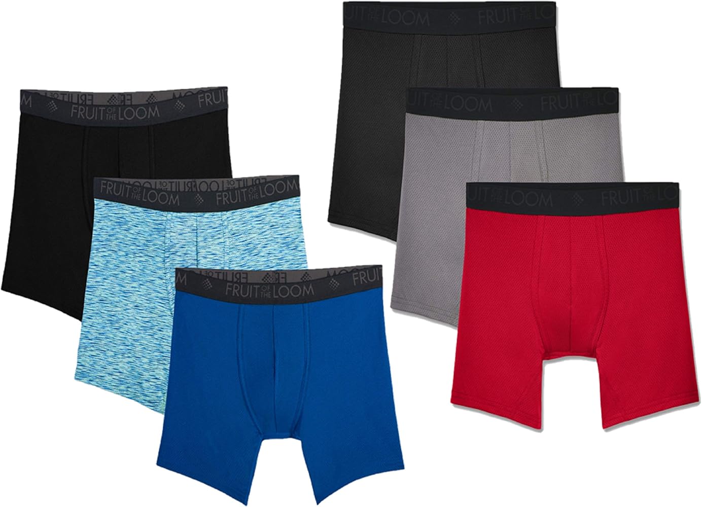 Fruit of the Loom Men's Micro Mesh Boxer Briefs