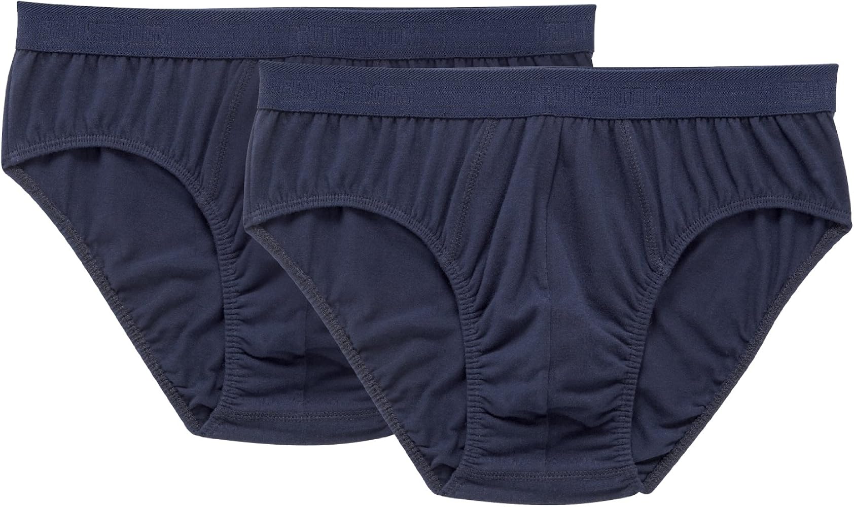 Fruit Of The Loom Mens Classic Sport Briefs (Pack Of 2) (M (Waist 33-35”)) (Underwear Navy)