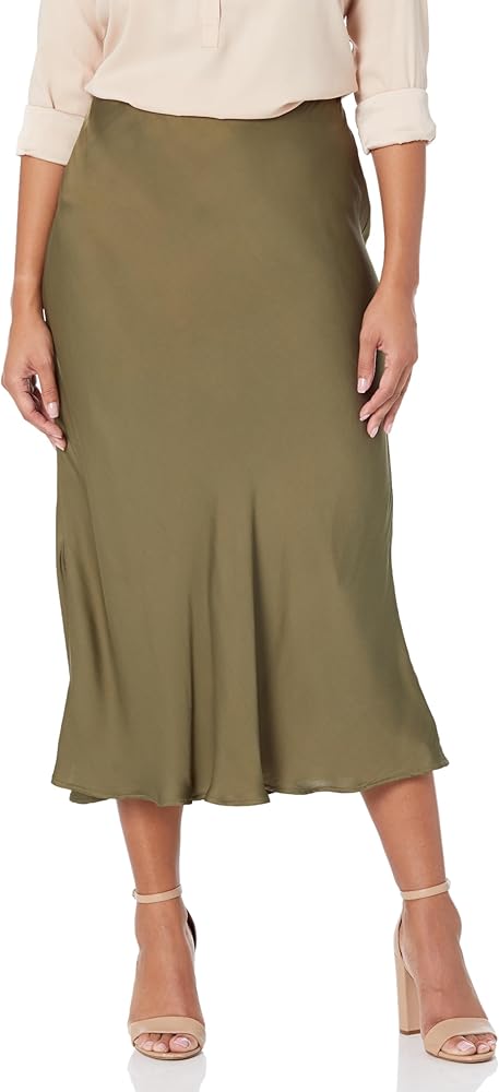 Velvet by Graham & Spencer Women's Aubree Satin Viscose Skirt