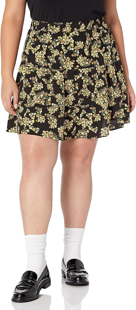City Chic Women's Apparel Women's Plus Size Skirt Sorrento Fl