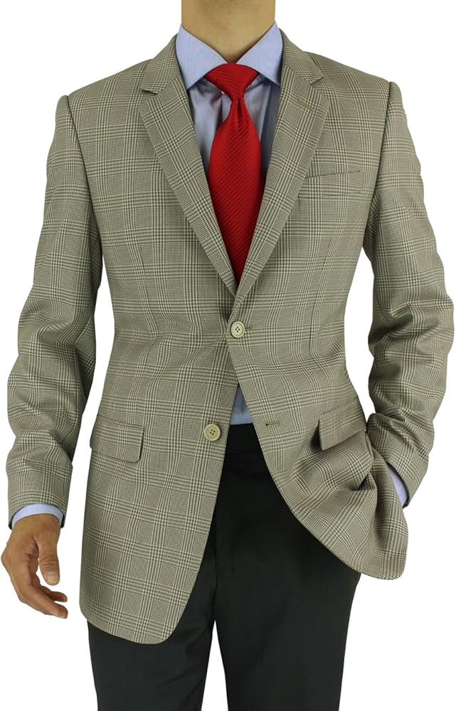 Rossi Classic Sport Men's Suit Jacket Two Button Blazer