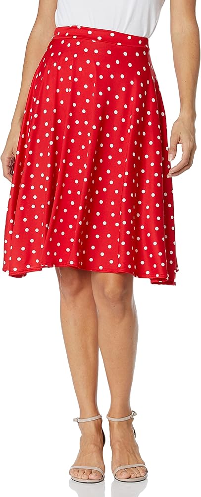 Star Vixen Women's Full Knee-Length Ponte Knit Skater