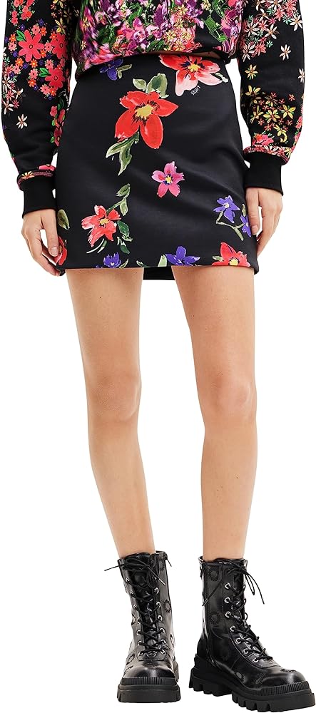 Desigual Women's Woman Knit Skirt Short
