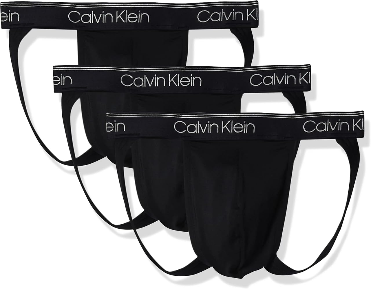 Calvin Klein Men's Micro Stretch 3-Pack Jock Strap