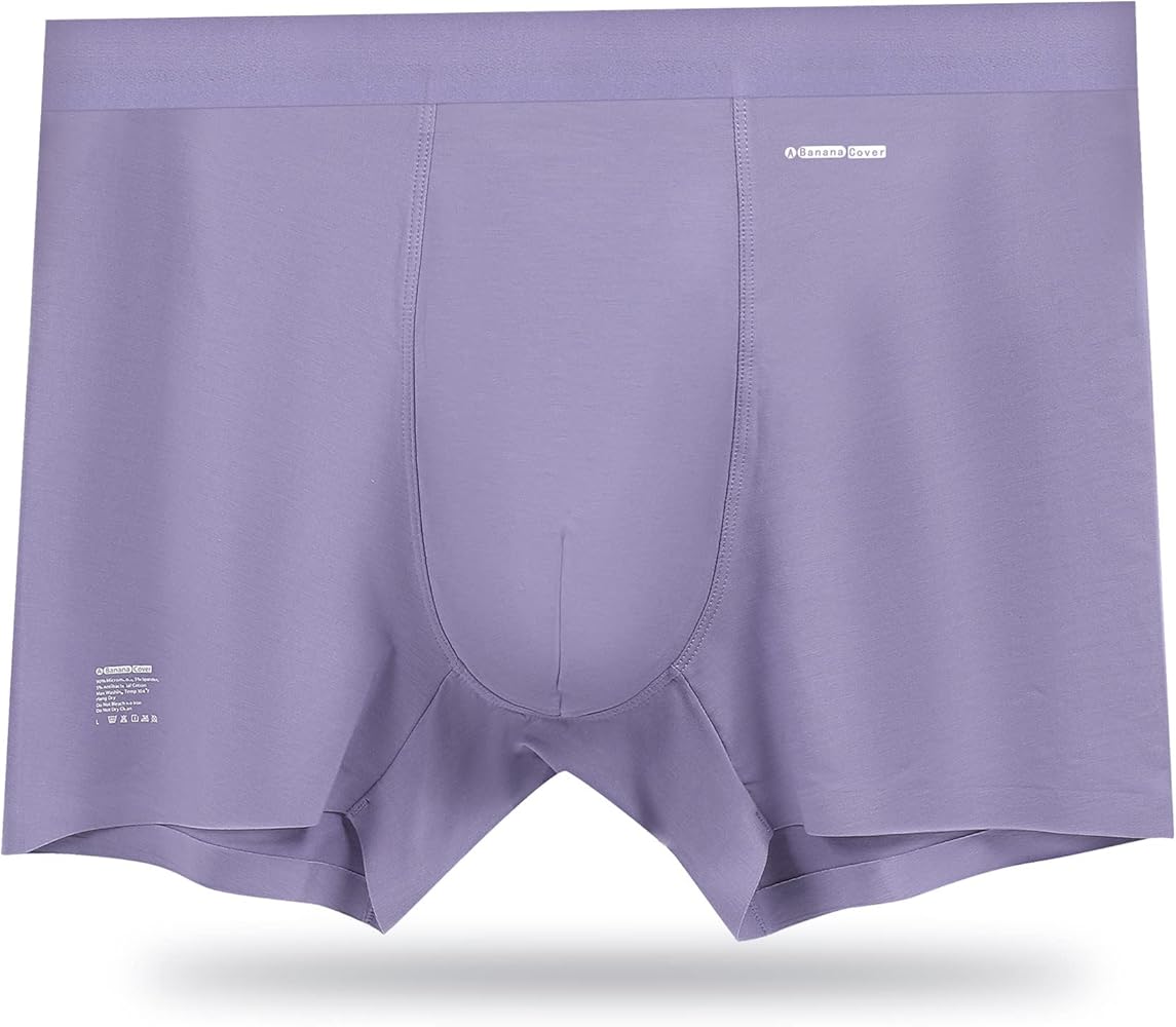 Premium Men's Naked Feeling Air Micro Modal Boxer Briefs 3" - 3X Softer Than Cotton - Snug-Fit Athleisure Trunks