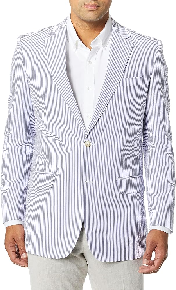 Palm Beach Men's Brock Seersucker Suit Separate Jacket