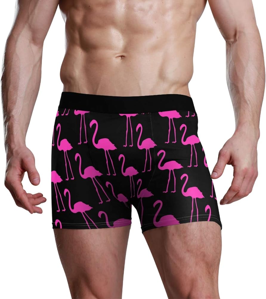 SUABO Men's Father's Valentines Boxer Briefs No Ride-up Comfortable Breathable 1 Pack Underwear