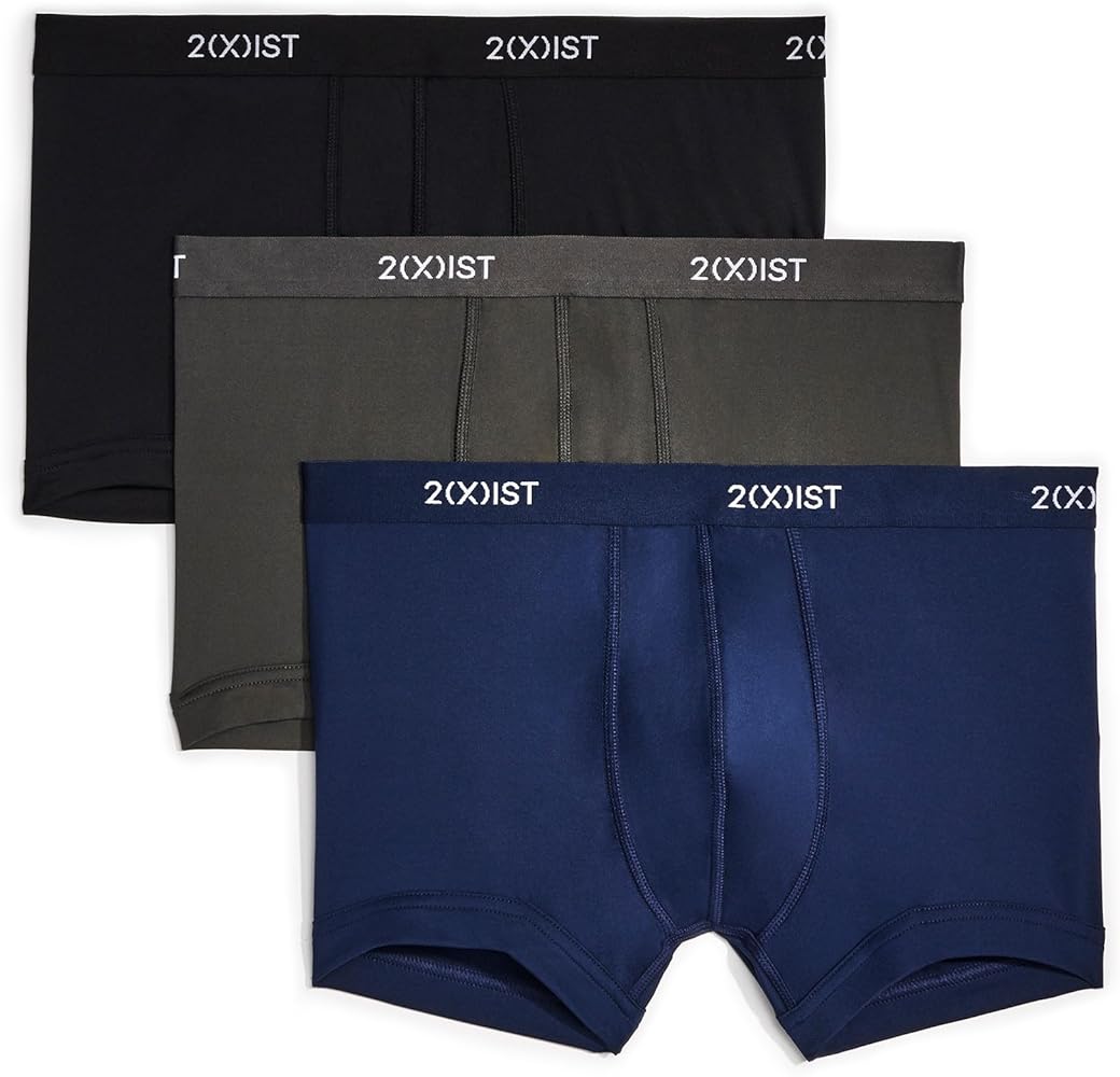 2(X)IST Men's Micro Speed Dri No Show Trunk 3-Pack