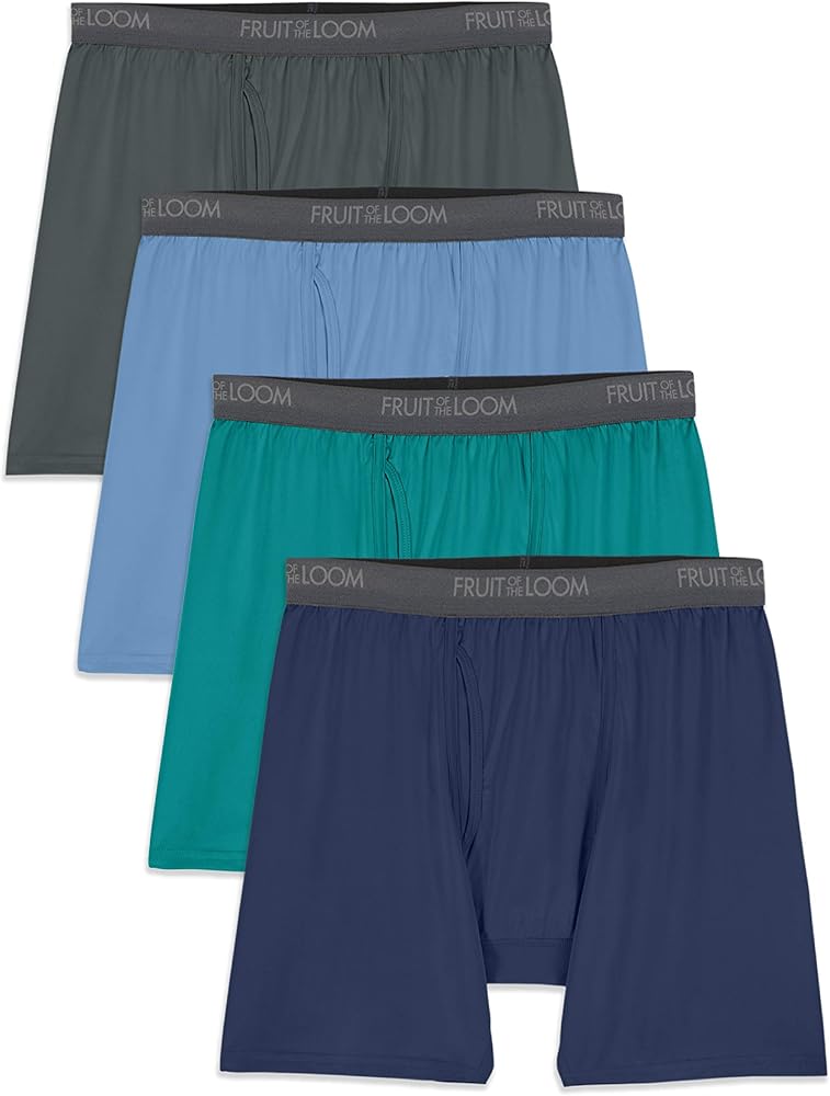 Fruit of the Loom mens Microfiber Boxer Briefs (Size Xxl)