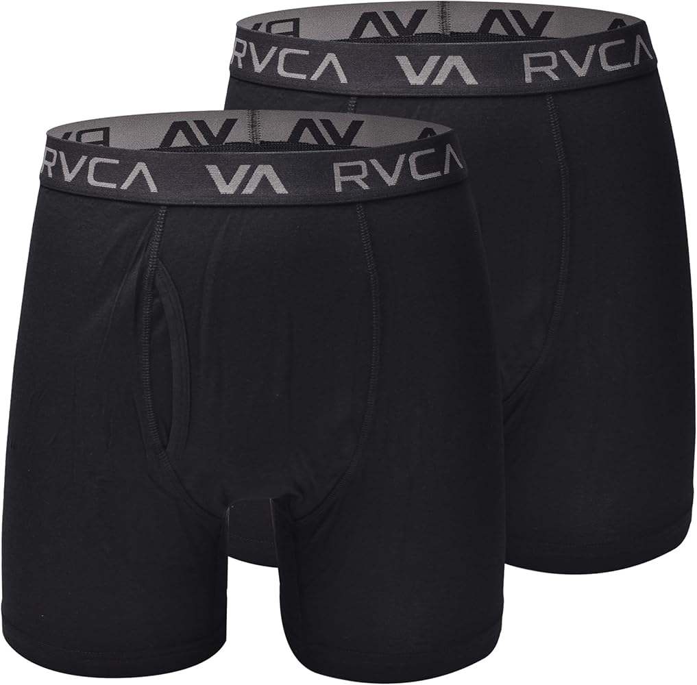 RVCA Men's 2pk Core Super Soft Boxer Briefs