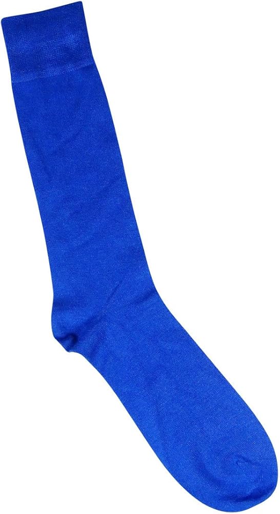 Alfani Mens Solid Seamless Toe Dress Socks Blue 10-13