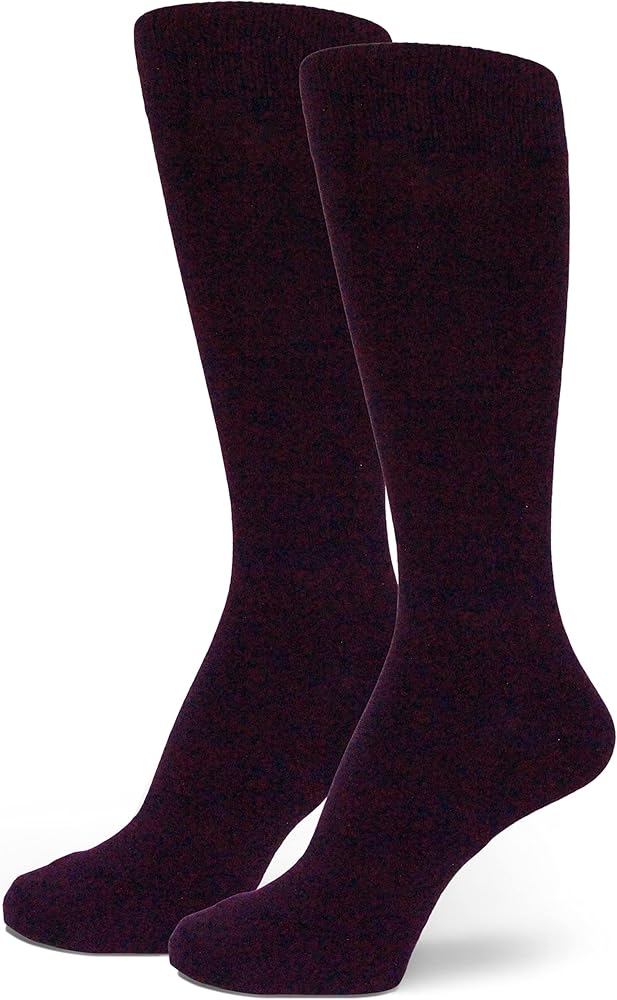 Men's/Groomsmen Wedding Gift Solid Mid-Calf Dress Socks