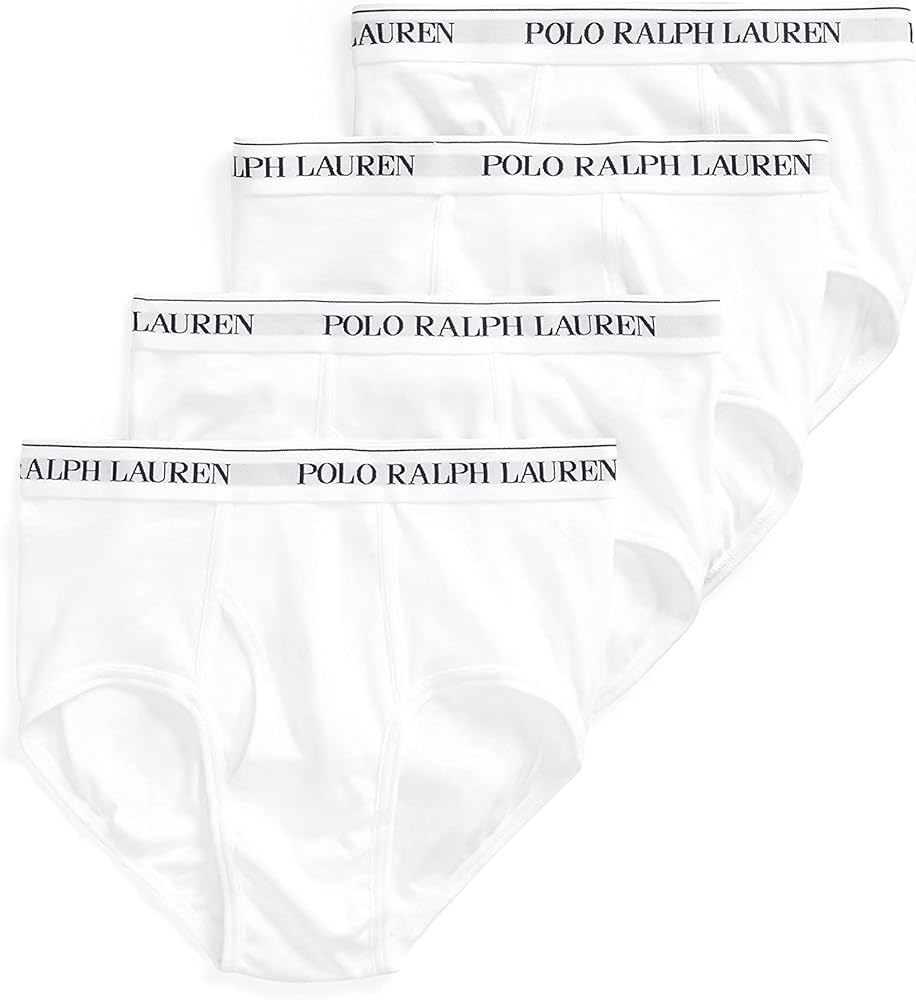 Polo Ralph Lauren Mens Stretch Classic Fit Briefs 4 Pack