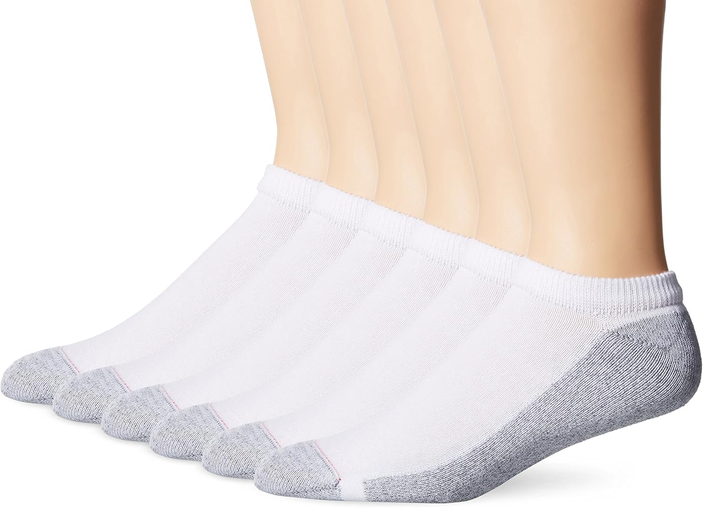 Hanes Mens Comfortblend No Show Socks (Pack Of 6)