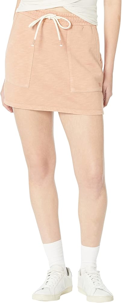 Madewell MWL Pull-On Mini Skirt Ground Clay LG (Women's 10-12)