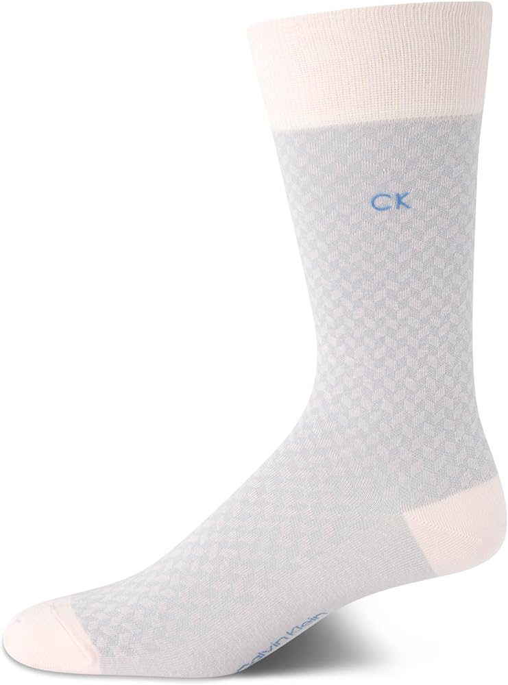 Calvin Klein Men's Socks - Luxury and Egyptian Cotton Blend Dress Socks (1 Pair)