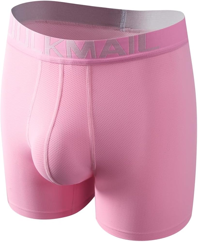 JOCKMAIL Mens Underwear Quick Dry Polyamide Boxer Briefs Active Sports Soft Breathable Underwear Health Care Pouch Disign